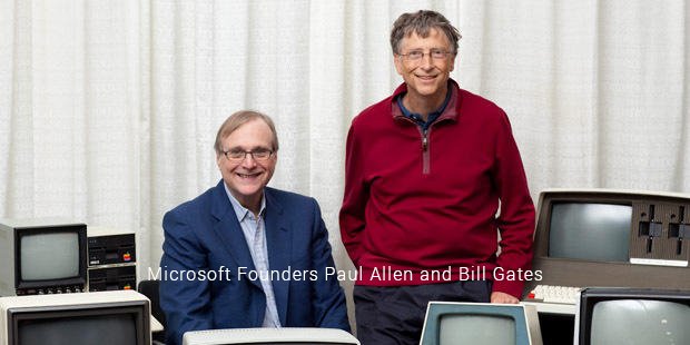 Microsoft Founders Paul Allen and Bill Gates