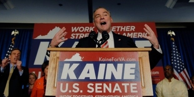  kaine speaks to his supporters at the downtown richmond marriot 