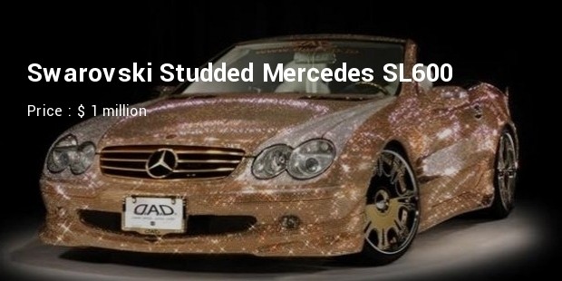  swarovski studded mercedes sl600