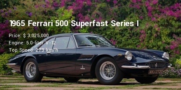 1965 ferrari 500 superfast series i
