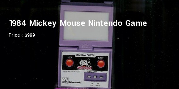 1984 mickey mouse nintendo game