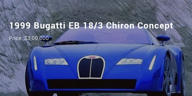 1999 bugatti eb 183 chiron concept