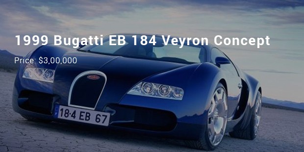 1999 bugatti eb 184 veyron concept