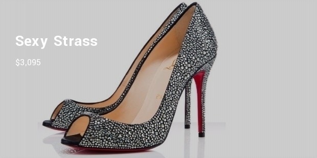expensive high heel shoes with red soles