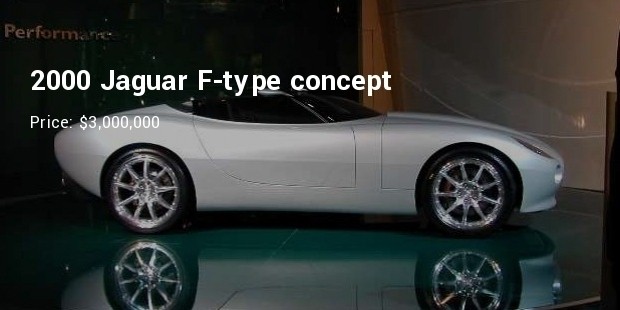 2000 jaguar f type concept   $3,000,000