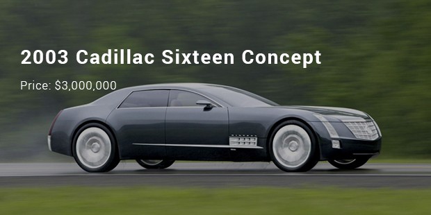 2003 cadillac sixteen concept