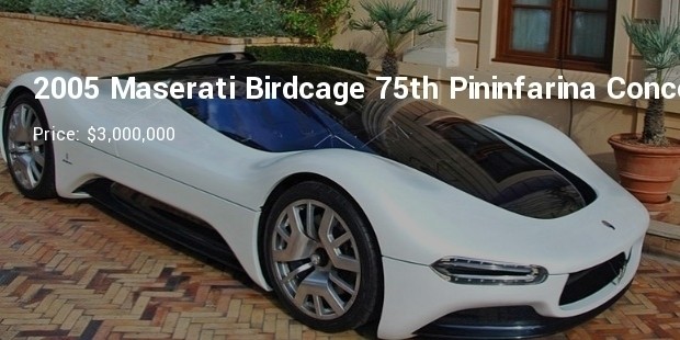 2005 maserati birdcage 75th pininfarina concept