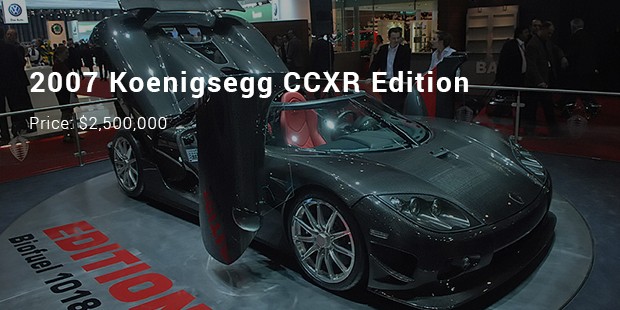2007 koenigsegg ccxr edition