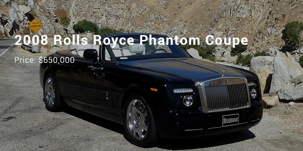 2008 rolls royce phantom coupe