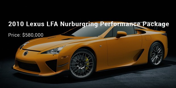 2010 lexus lfa nurburgring performance package