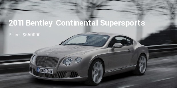 2011 bentley continental supersports