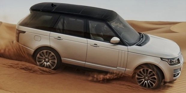 2013 land rover range rover suv top angle