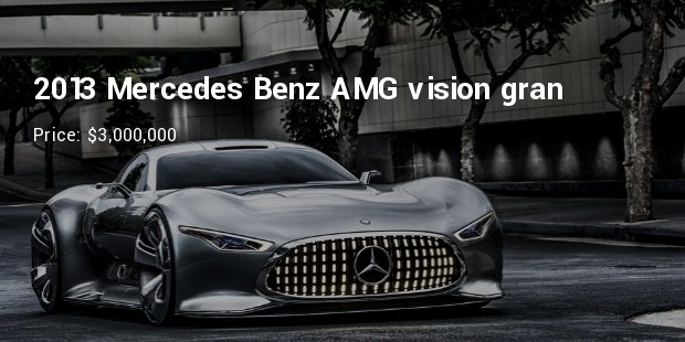 2013 mercedes benz amg vision gran turismo concept   $3,000,000