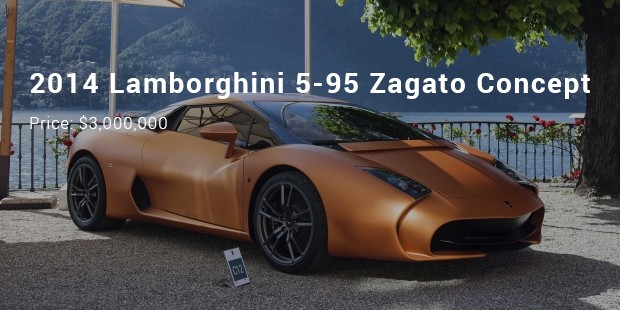 2014 lamborghini 5 95 zagato concept