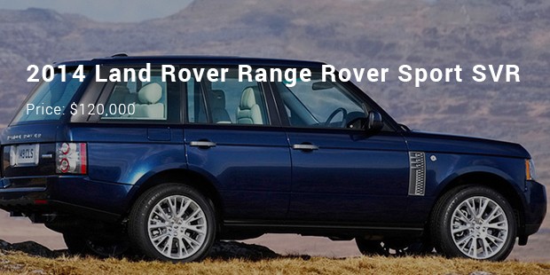 2014 land rover range rover sport svr