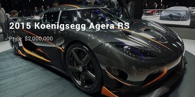 2015 koenigsegg agera rs