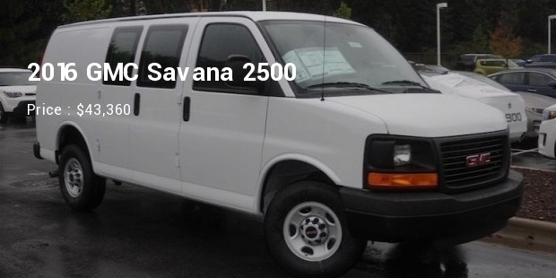 2016 GMC Savana 2500