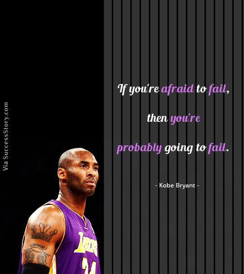 25 Best Motivational Quotes From Basketball Player Kobe Bryant Encouragement Quotes Successstory