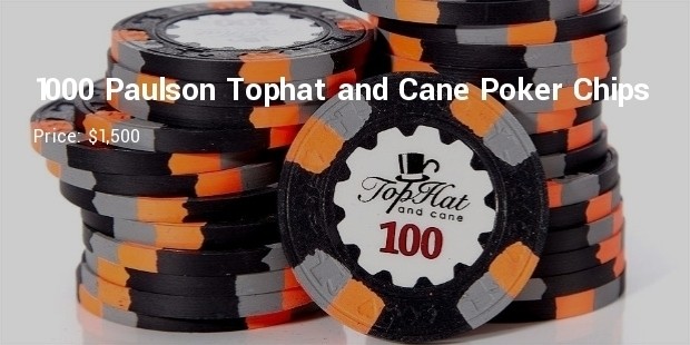 Most expensive poker chips