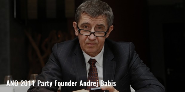 ano 2011 party founder andrej babis