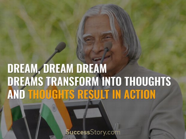 5 Famous Motivational Quotes From Abdul Kalam On Students