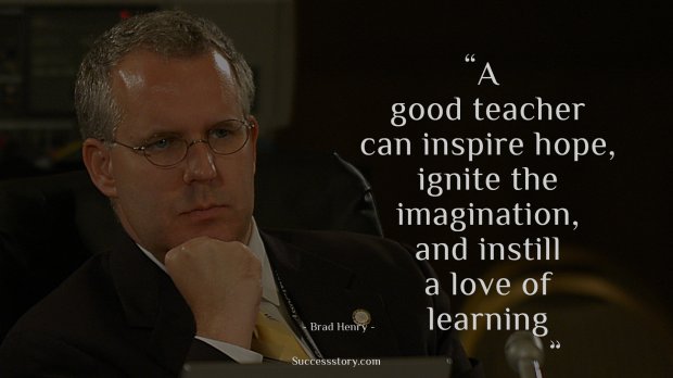 A good teacher can inspire hope