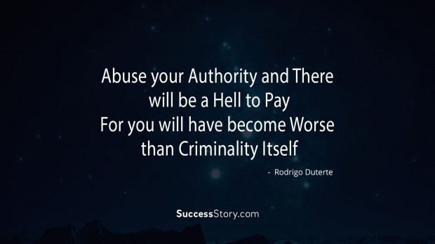 abuse your authority