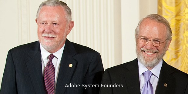 adobe system founder