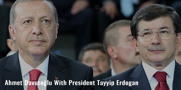 ahmet davutolu with president tayyip erdogan