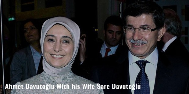 ahmet davutolu with his wife sare davutolu