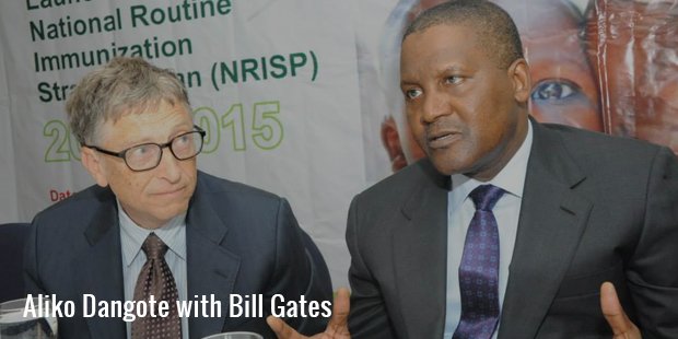 aliko dangote with bill gates