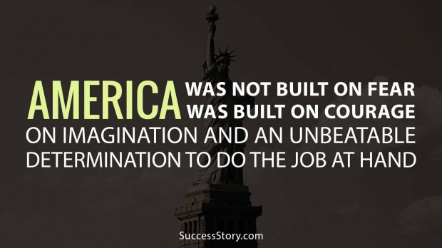 America was not built