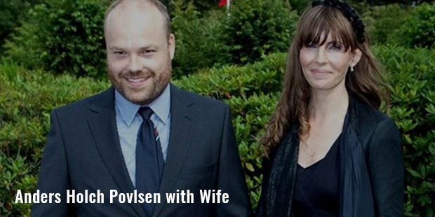 anders holch povlsen with wife