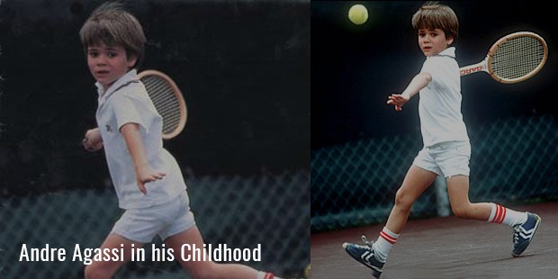 andre agassi in his childhood