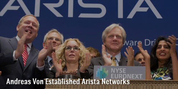 andreas von established arista networks