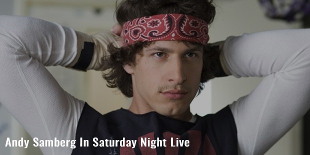 andy samberg in saturday night live