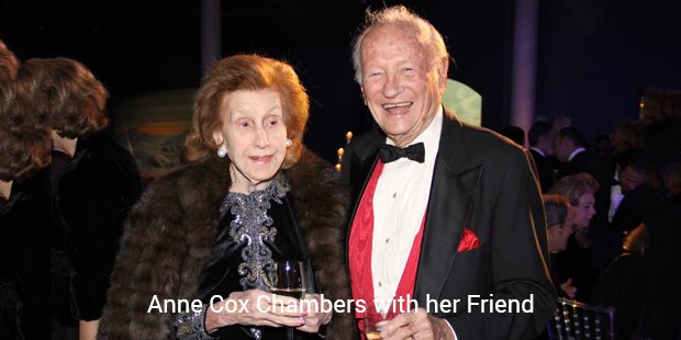 anne cox chambers with her friend