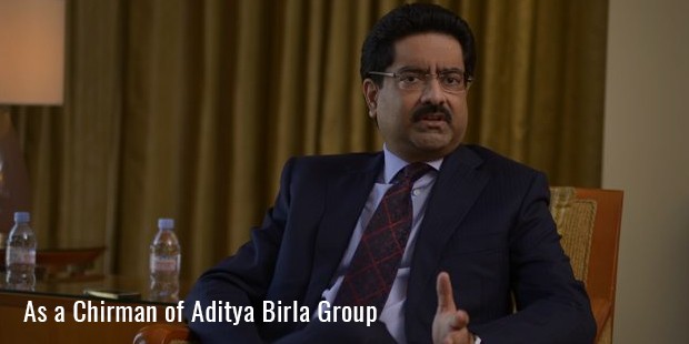 as a chirman of aditya birla group