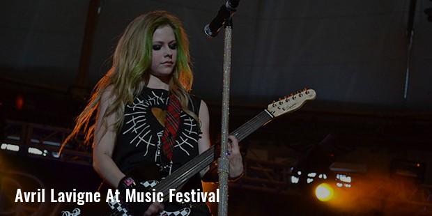 avril lavigne at music festival