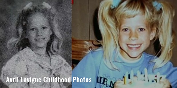 avril lavigne childhood photos