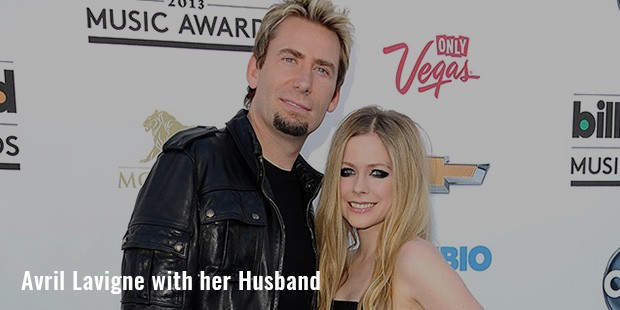 avril lavigne with her husband