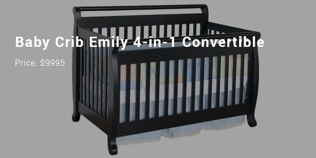 baby crib emily 4 in 1 convertible