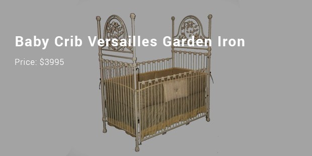 baby crib versailles garden iron