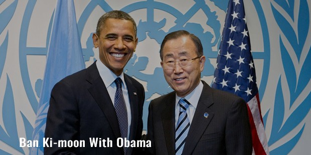 ban ki moon with obama