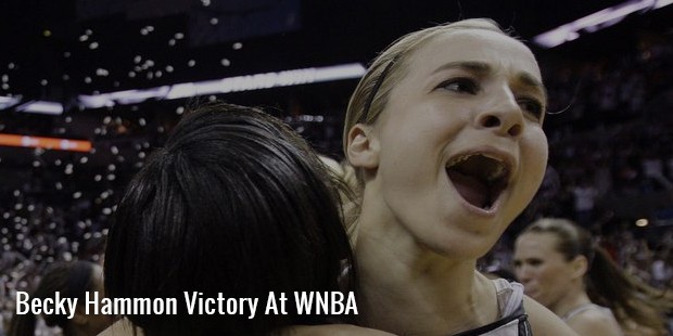 becky hammon victory at wnba