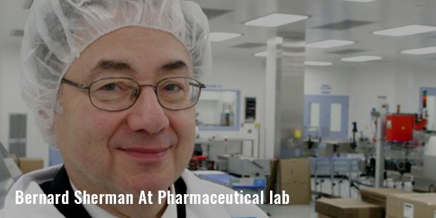 bernard sherman at pharmaceutical lab