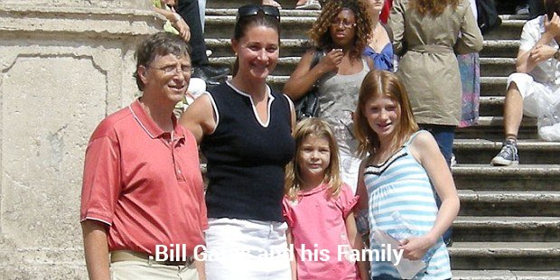 bill gates and his family