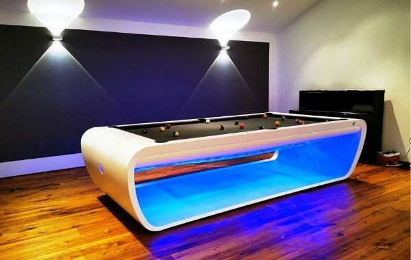 black light pool table