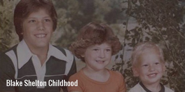 blake shelton childhood