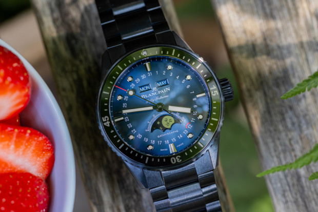 blancpain fifty fathoms bathyscaphe quantième complet phase de lune ceramic 1